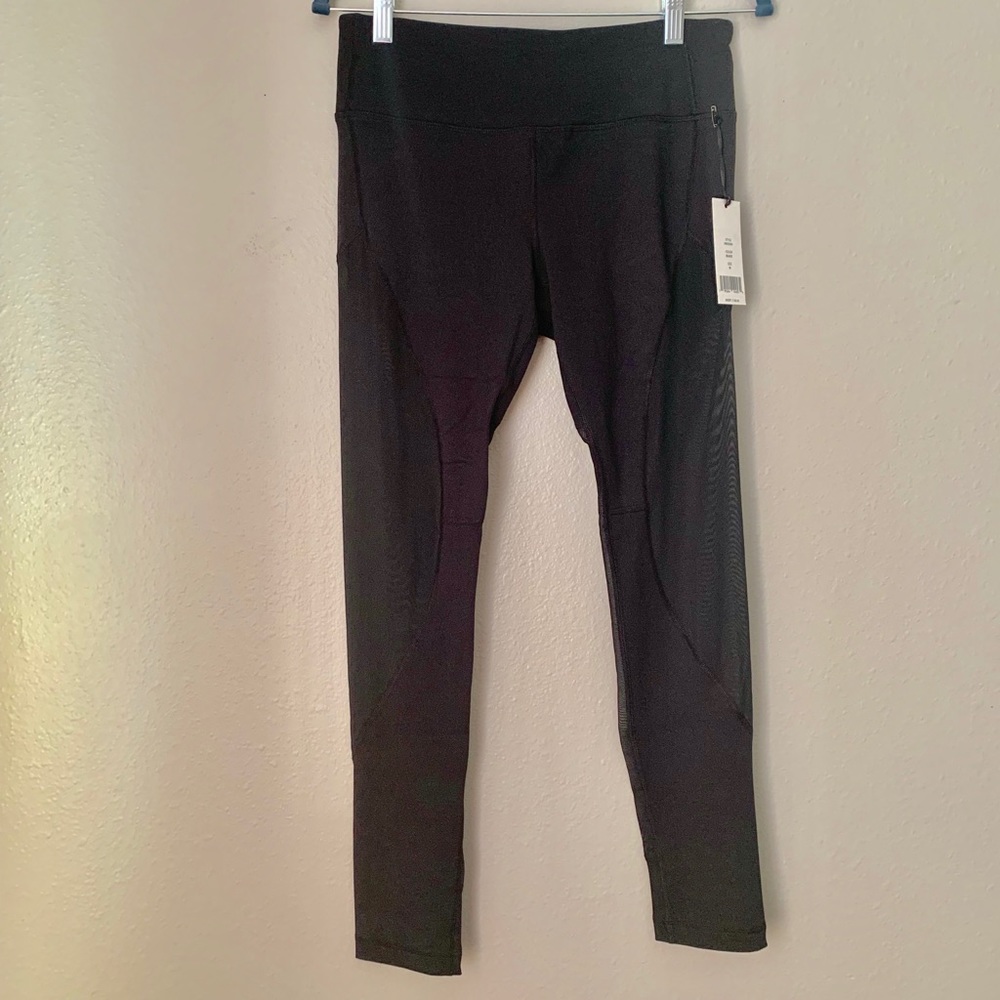 Vina Mesh Black Leggings